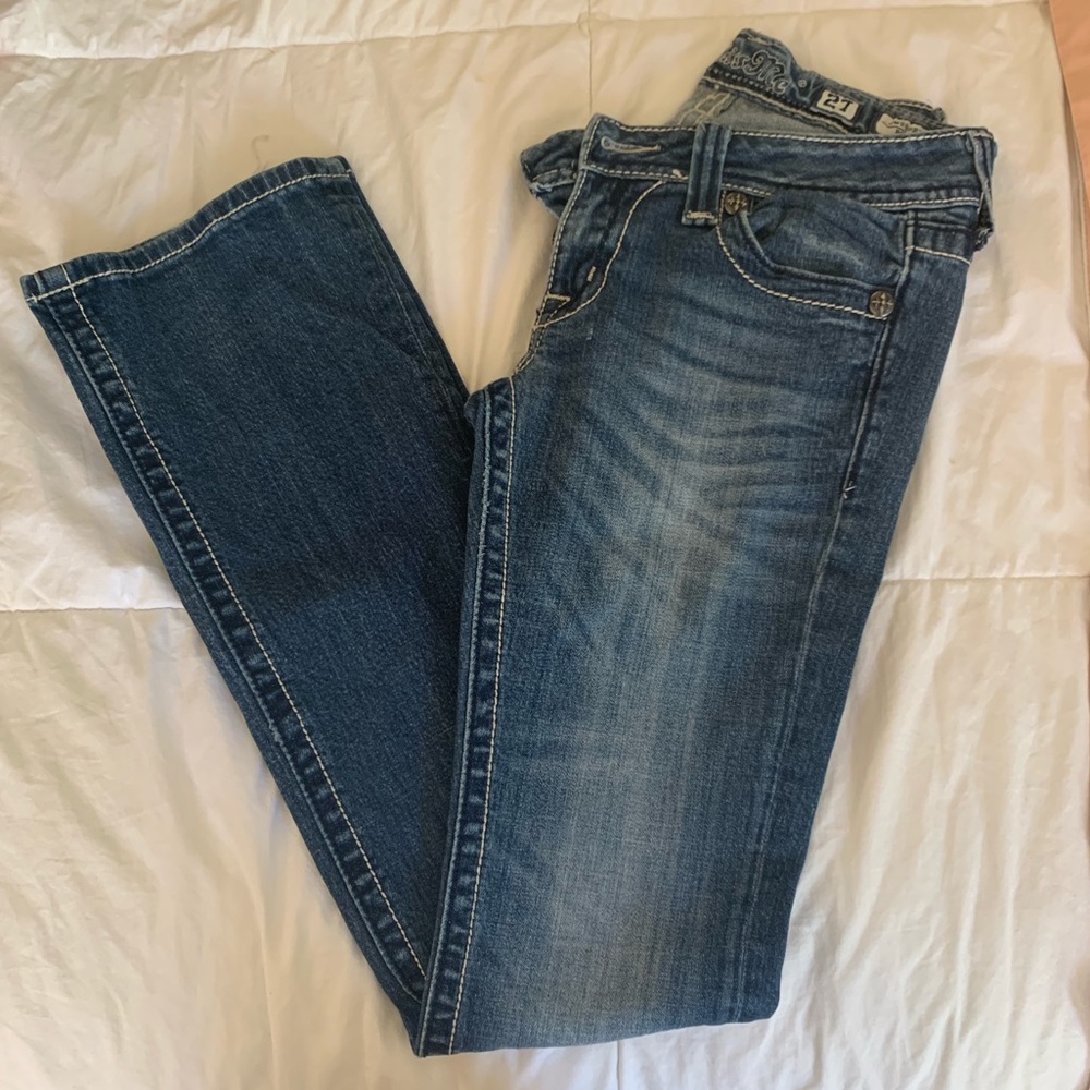 Dark Wash Miss Me Jeans - Picture 3 of 4